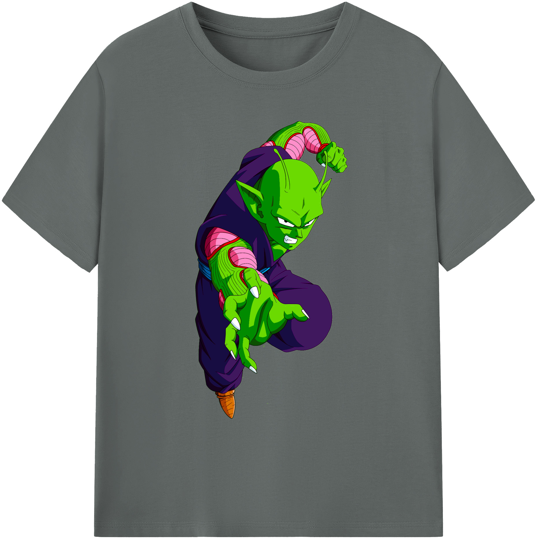 （画像用） ドラゴンボール ピッコロ DRAGON BALL Piccolo 綿100％ メンズ半袖Tシャツ｜肌触りやわらか＆通気性